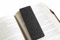Black On Black Floral Dragons Foil Bookmark