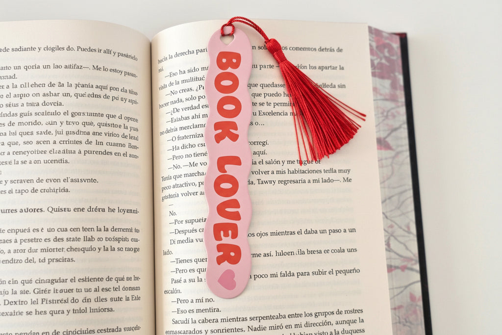 Book Lover Die Cut Bookmark
