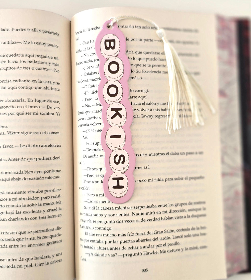 Bookish Die Cut Bookmark