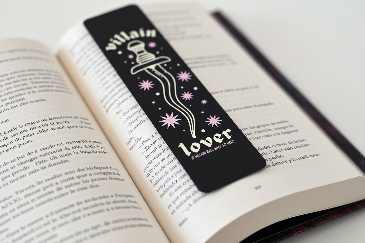 Villain Lover Paper Bookmark