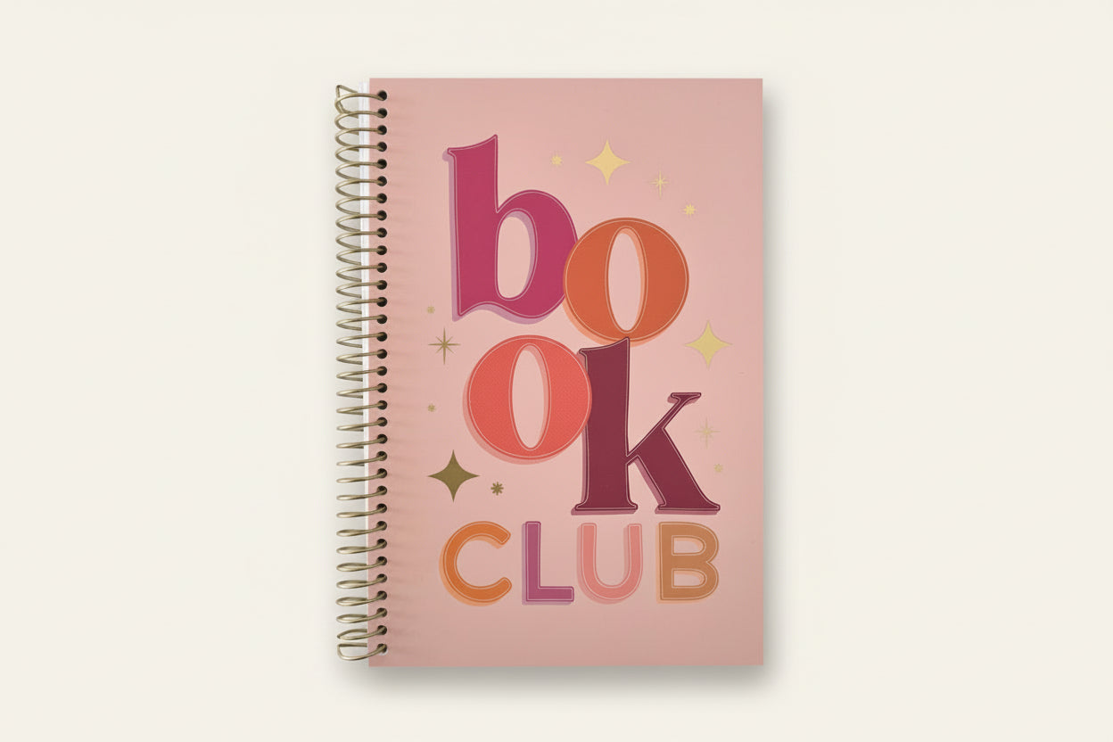 Book Club Journal - Pink and Orange