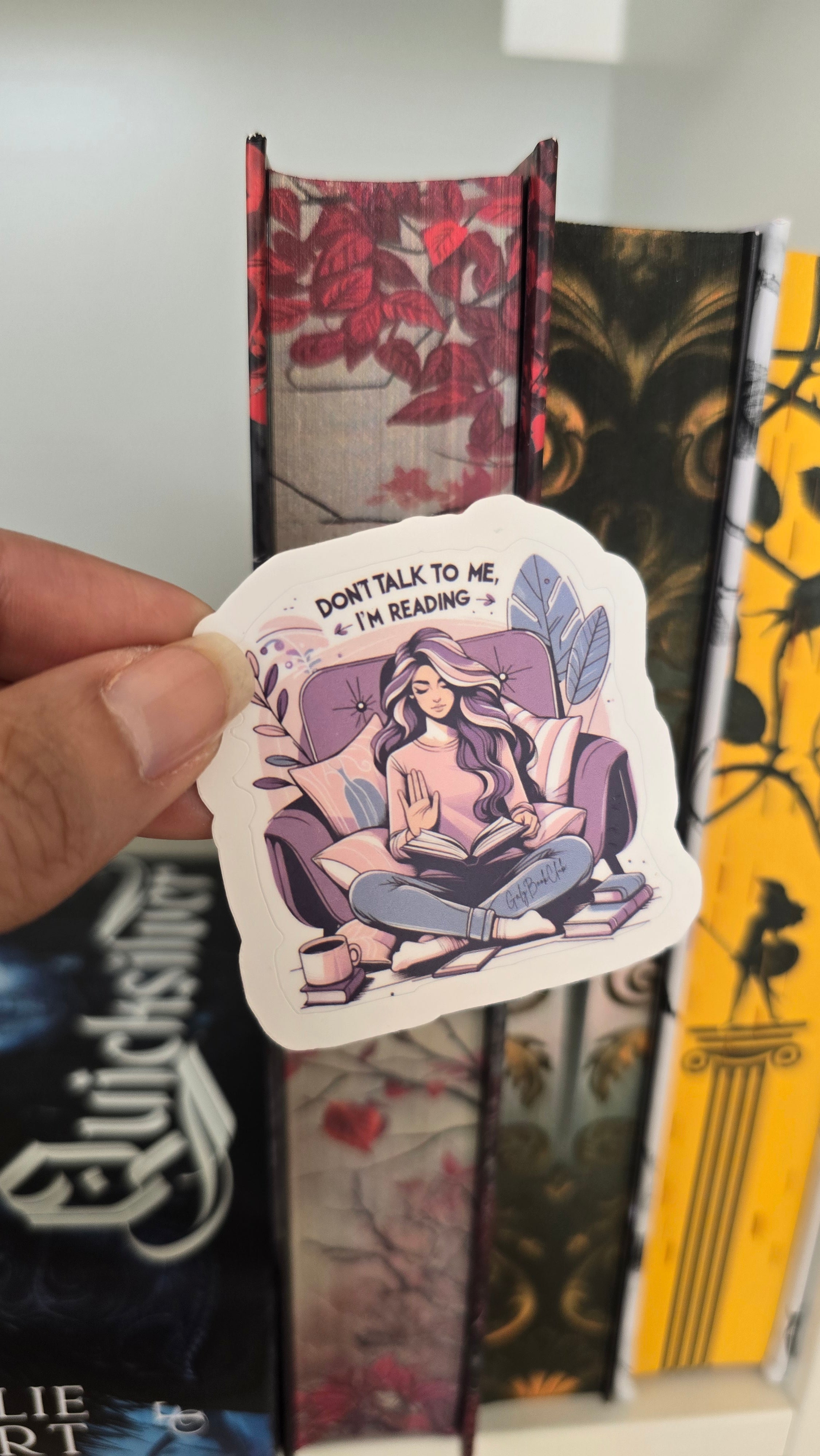 Don't talk me, I'm reading