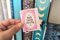 Book Society Sticker with Gold Foil
