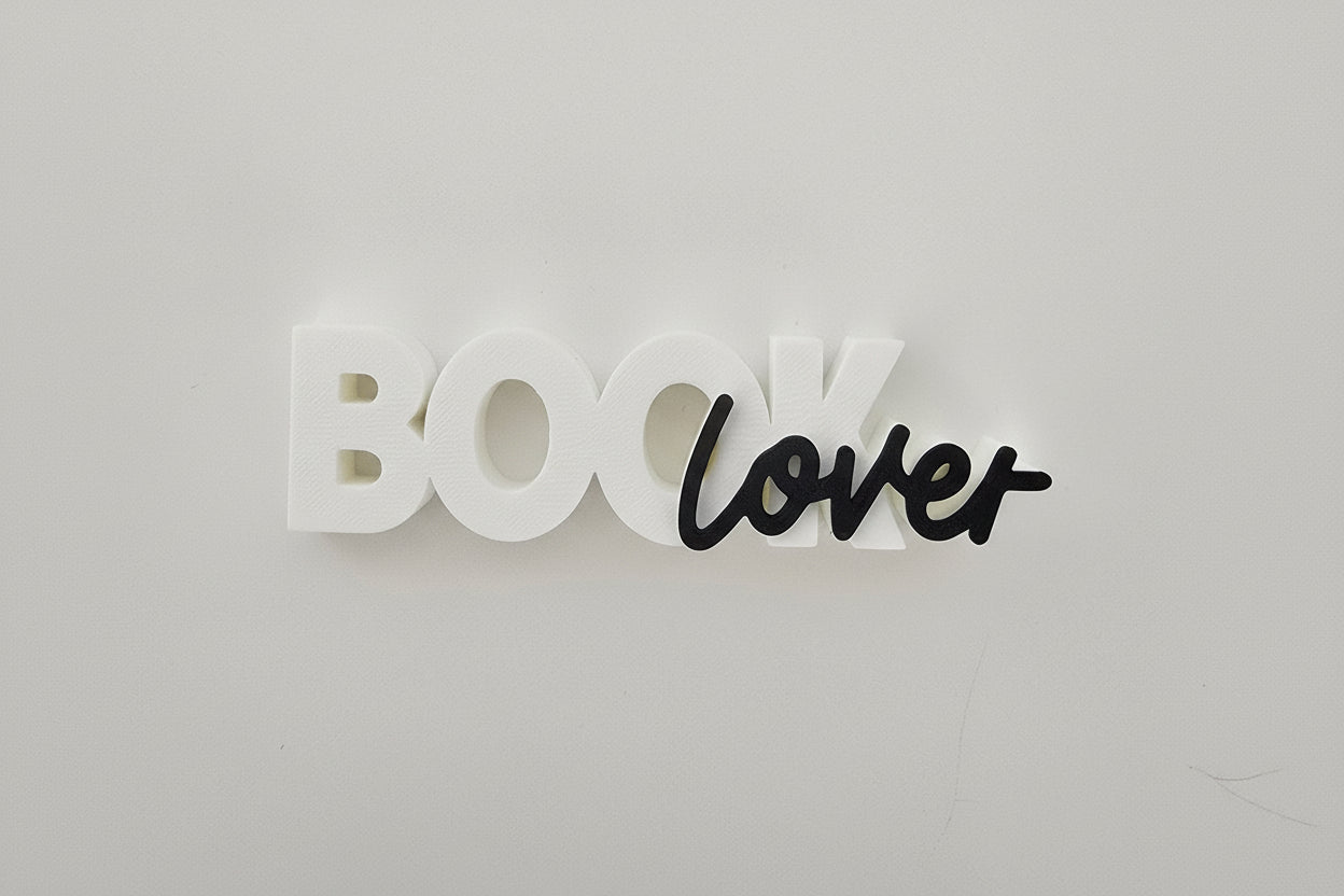 Book Lover 3D Print