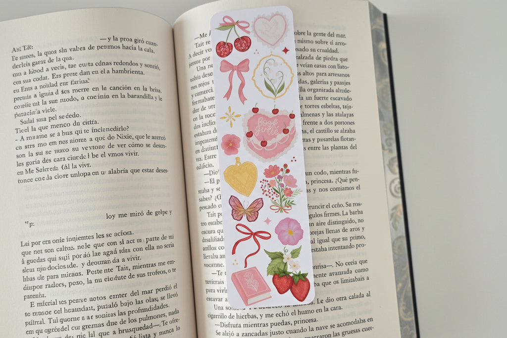 Book Girlie Bookmark