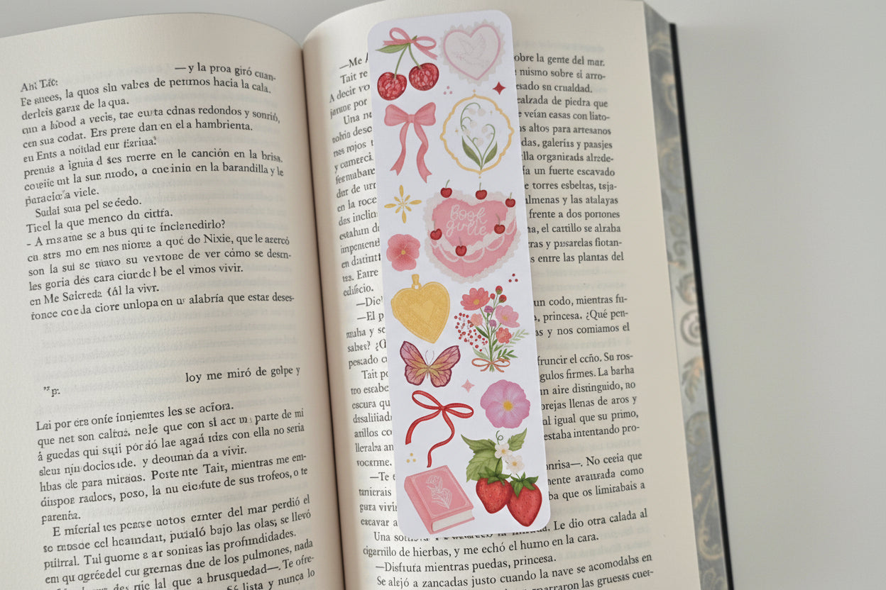 Book Girlie Bookmark