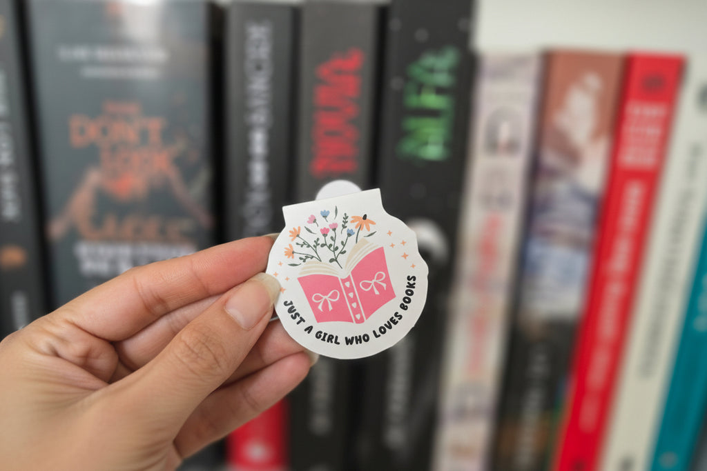 Just a Girl Who Loves Books Magnetic Bookmark
