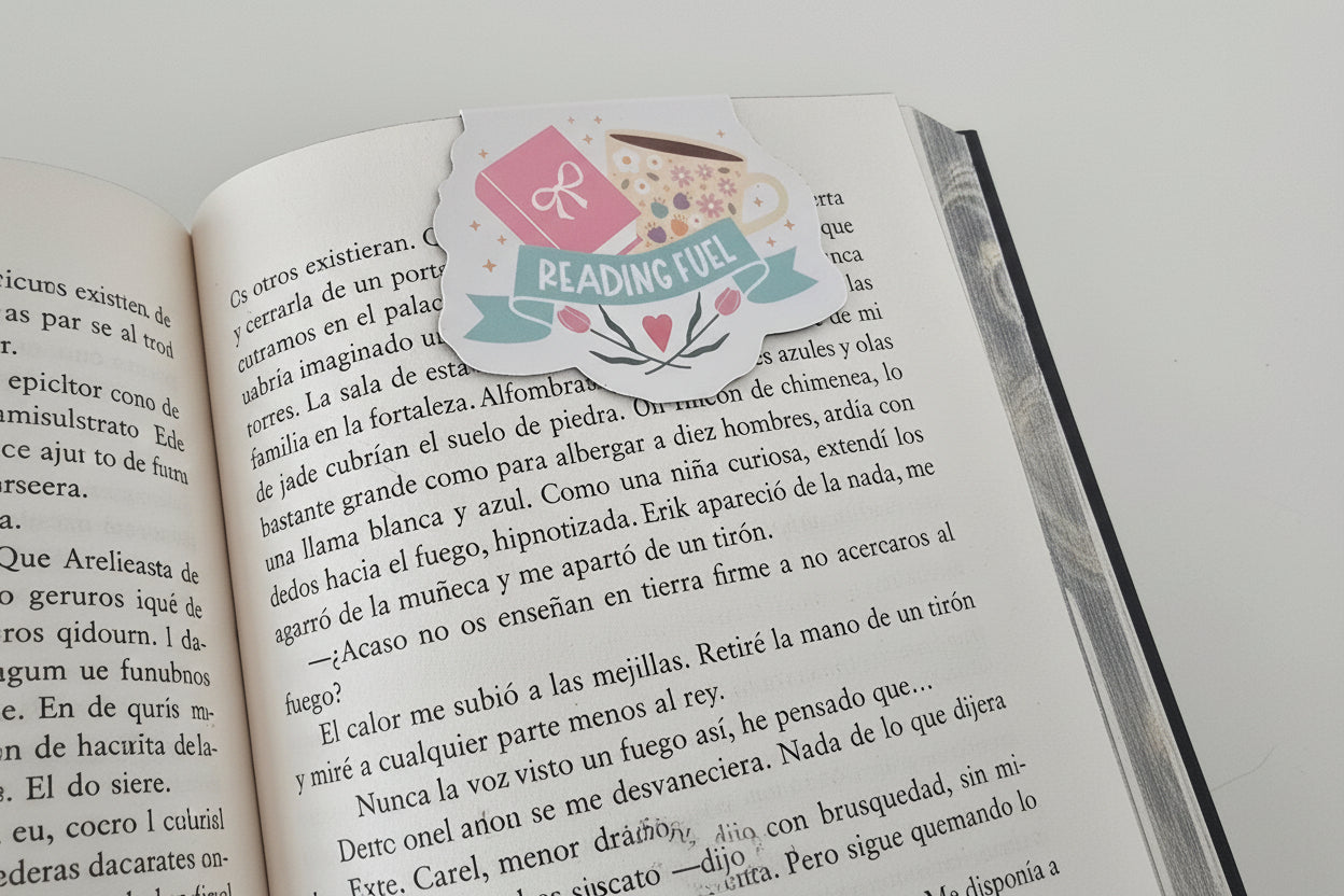 Reading Ful Magnetic Bookmark