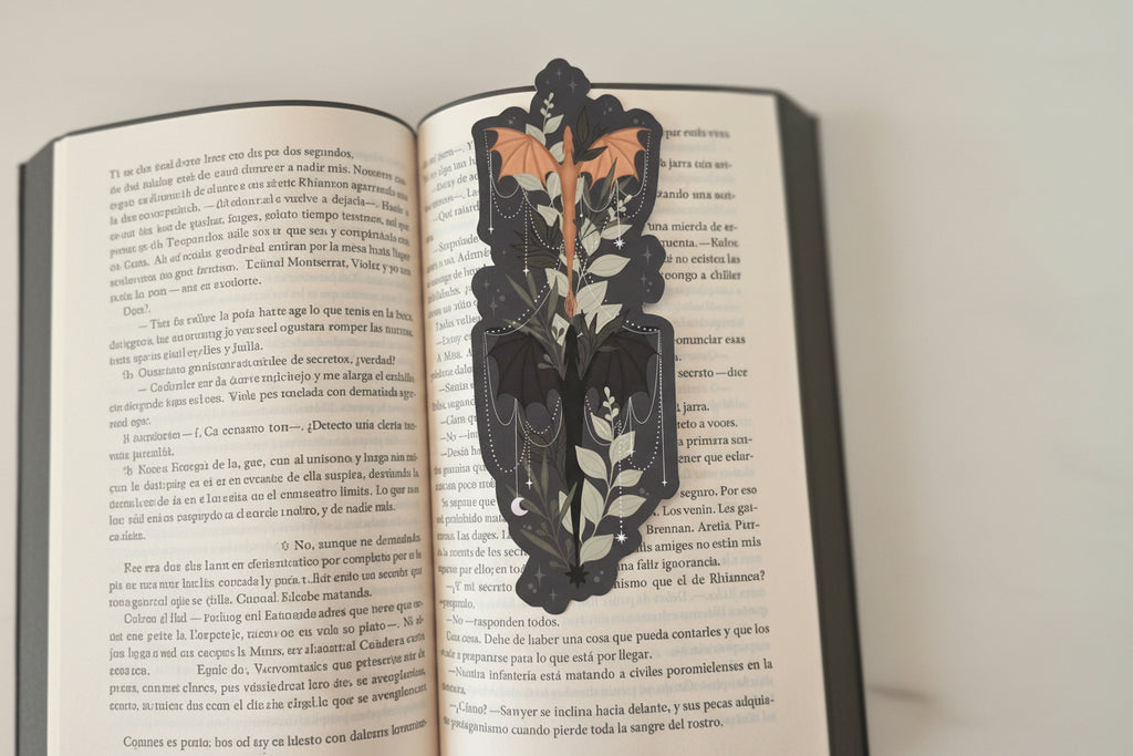 Fourth Wing Die-Cut Bookmark