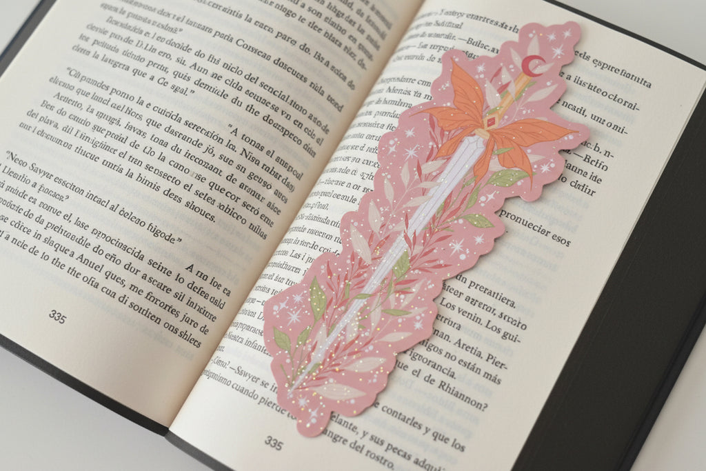 Pink Faerie Dagger Bookmark
