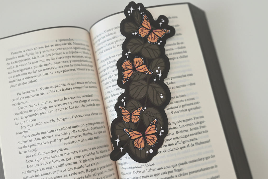 Butterfly Branch Die-Cut Bookmark