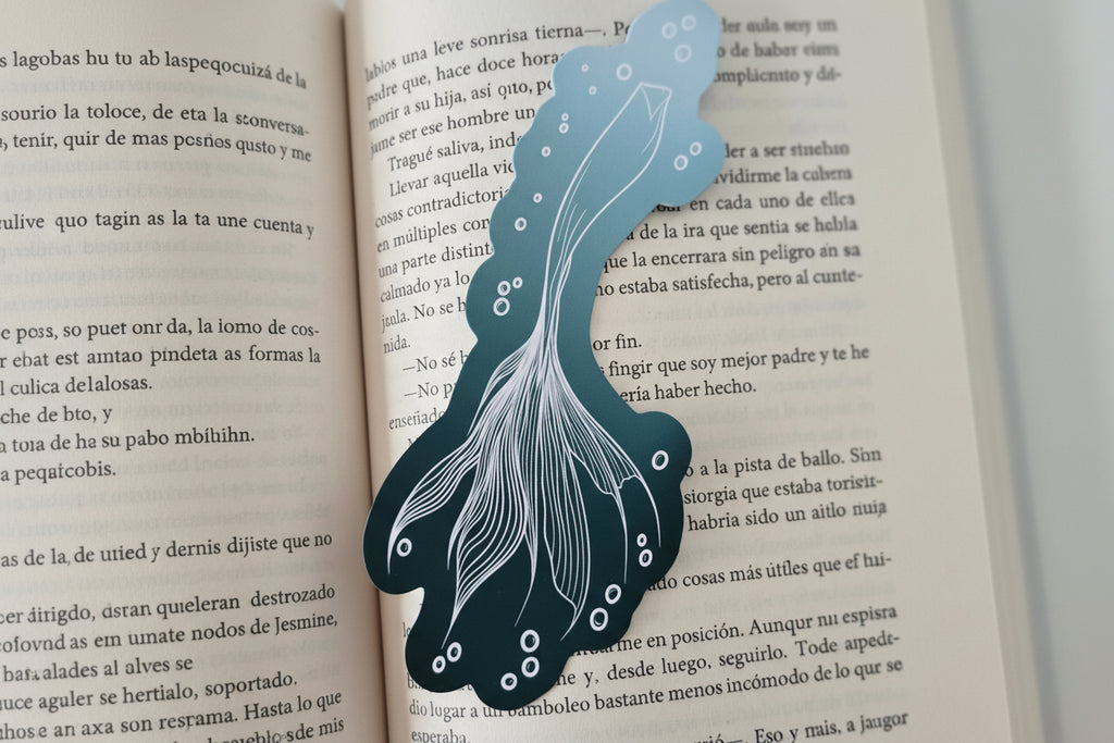 Mermaid Tail Fantasy Die-Cut Bookmark