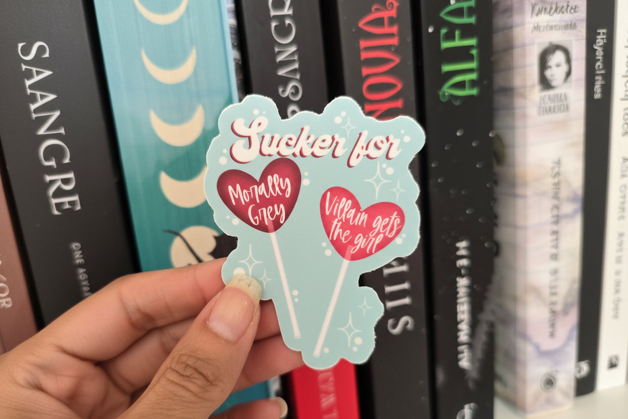Sucker For Villains Waterproof Vinyl Sticker