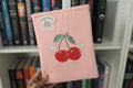 Cherries Embroidered Book/ Kindle Sleeve