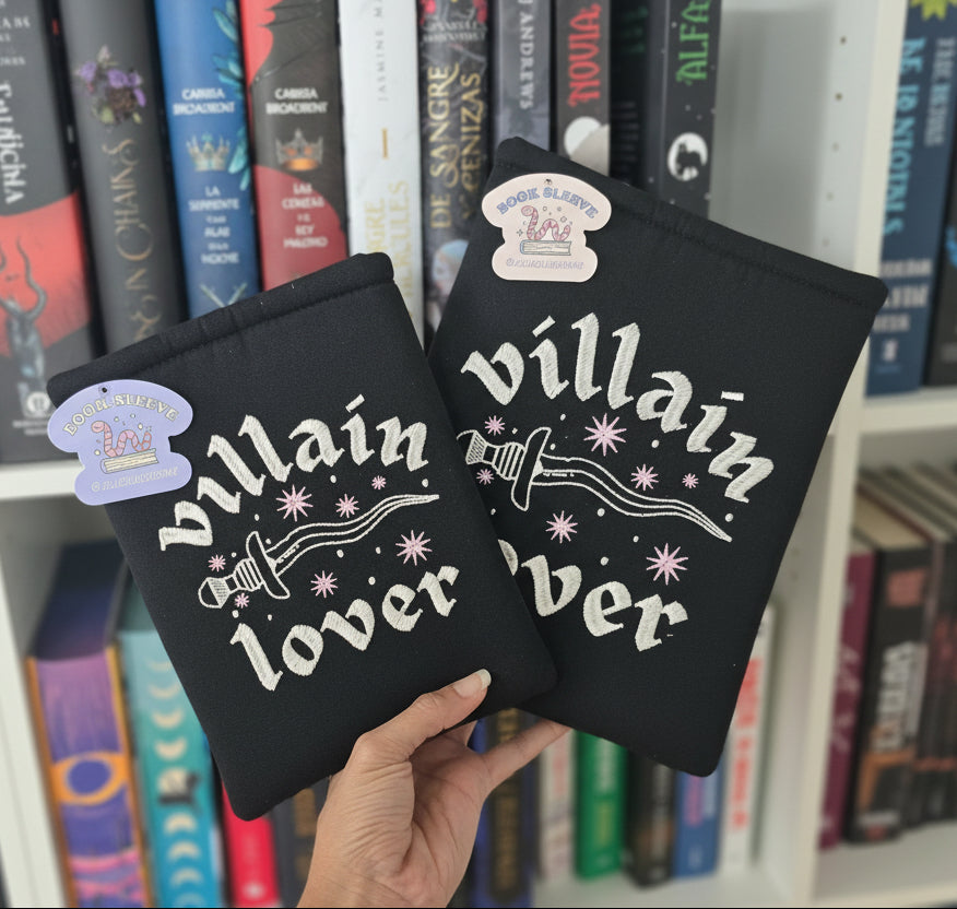 Villain Lover Embroidered Book/Kindle Sleeve