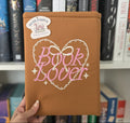 Book Lover Embroidered Book/Kindle Sleeve
