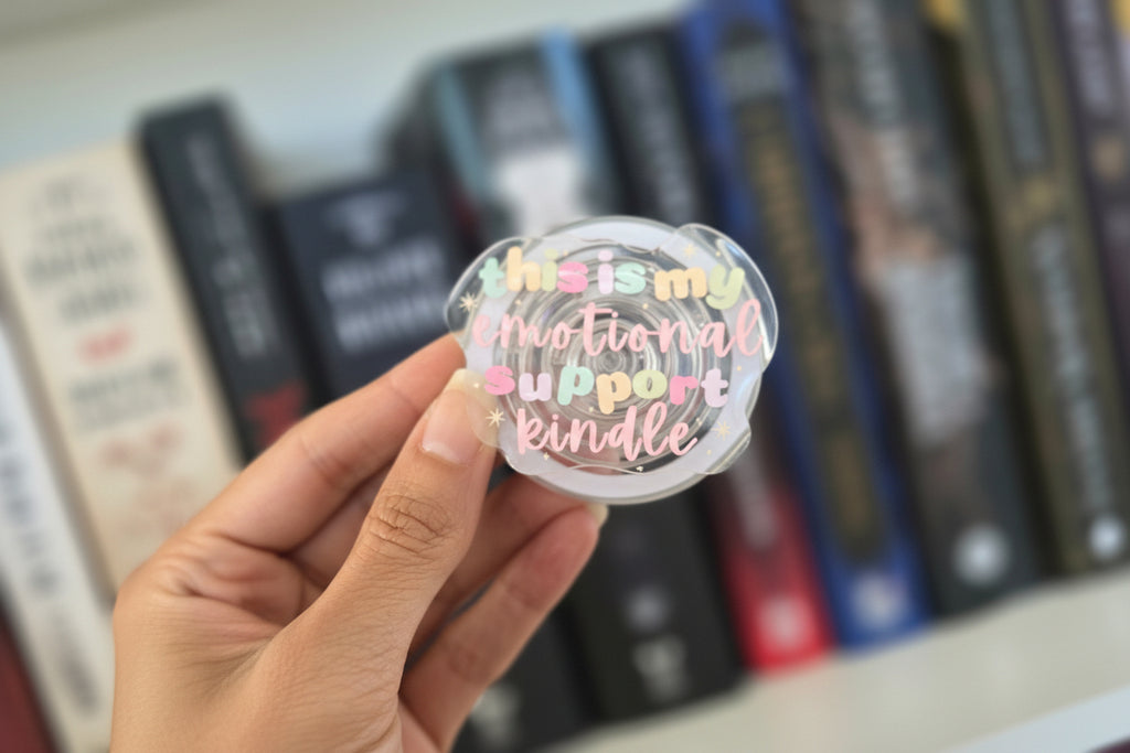 Emotional Support Kindle Grip