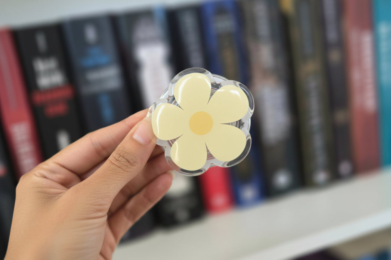 Yellow Flower Kindle Grip
