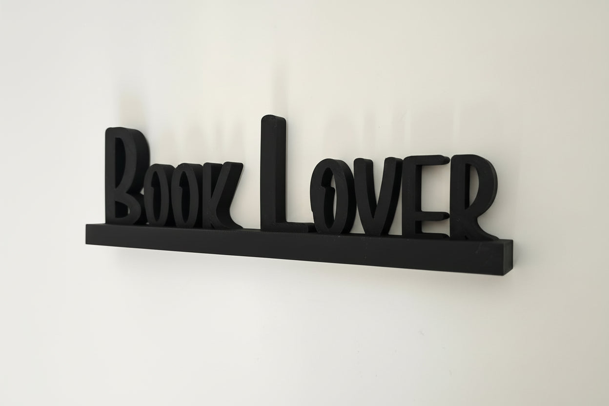 Book Lover 3D Print