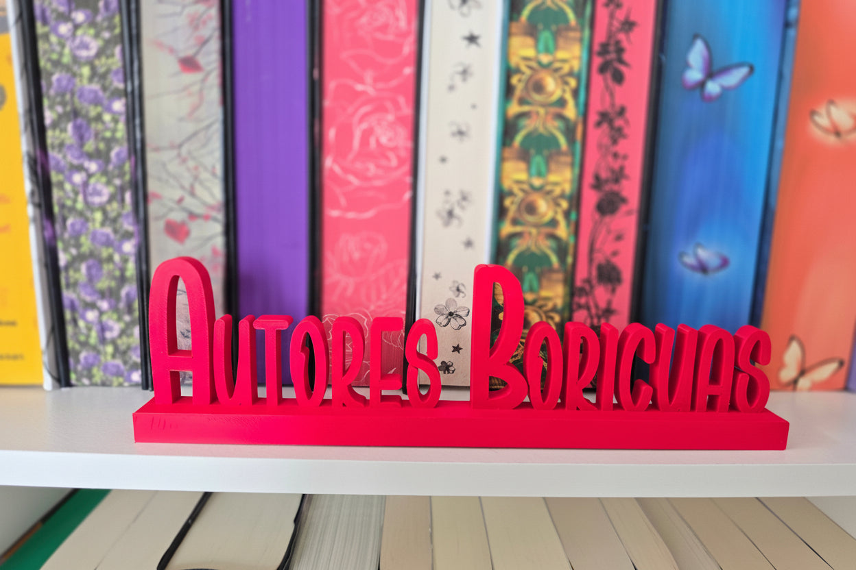Autores Boricuas 3D Print