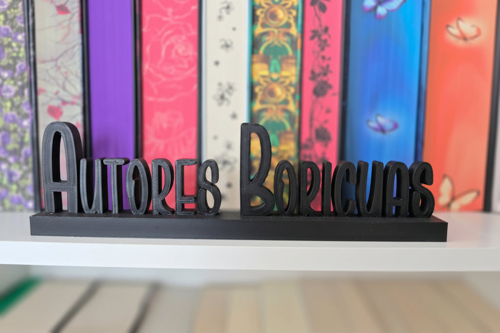 Autores Boricuas 3D Print