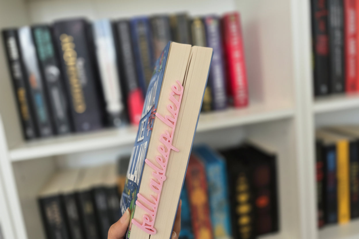 Fell Asleep Here Bookmark