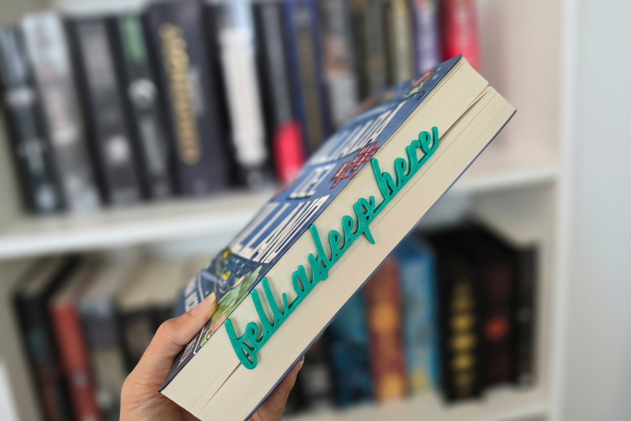 Fell Asleep Here Bookmark