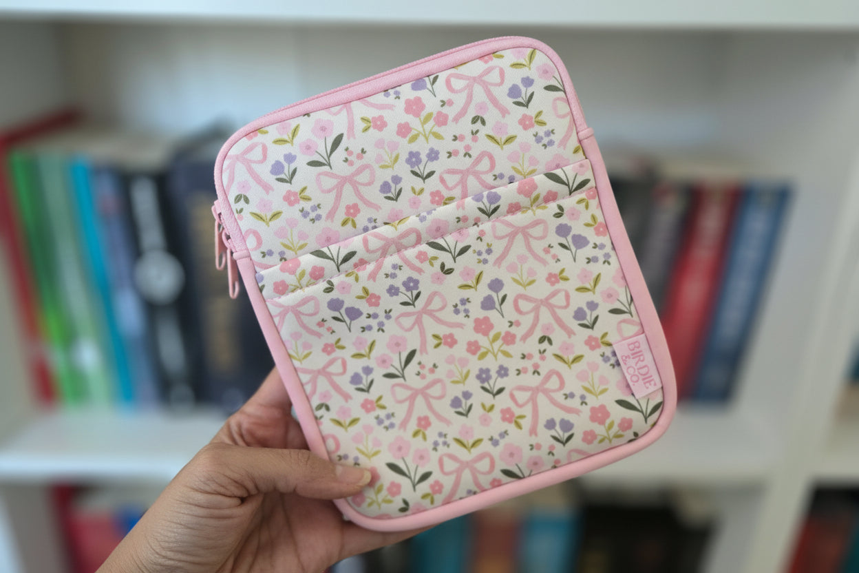 Coquette Bows & Flower Kindle Sleeve