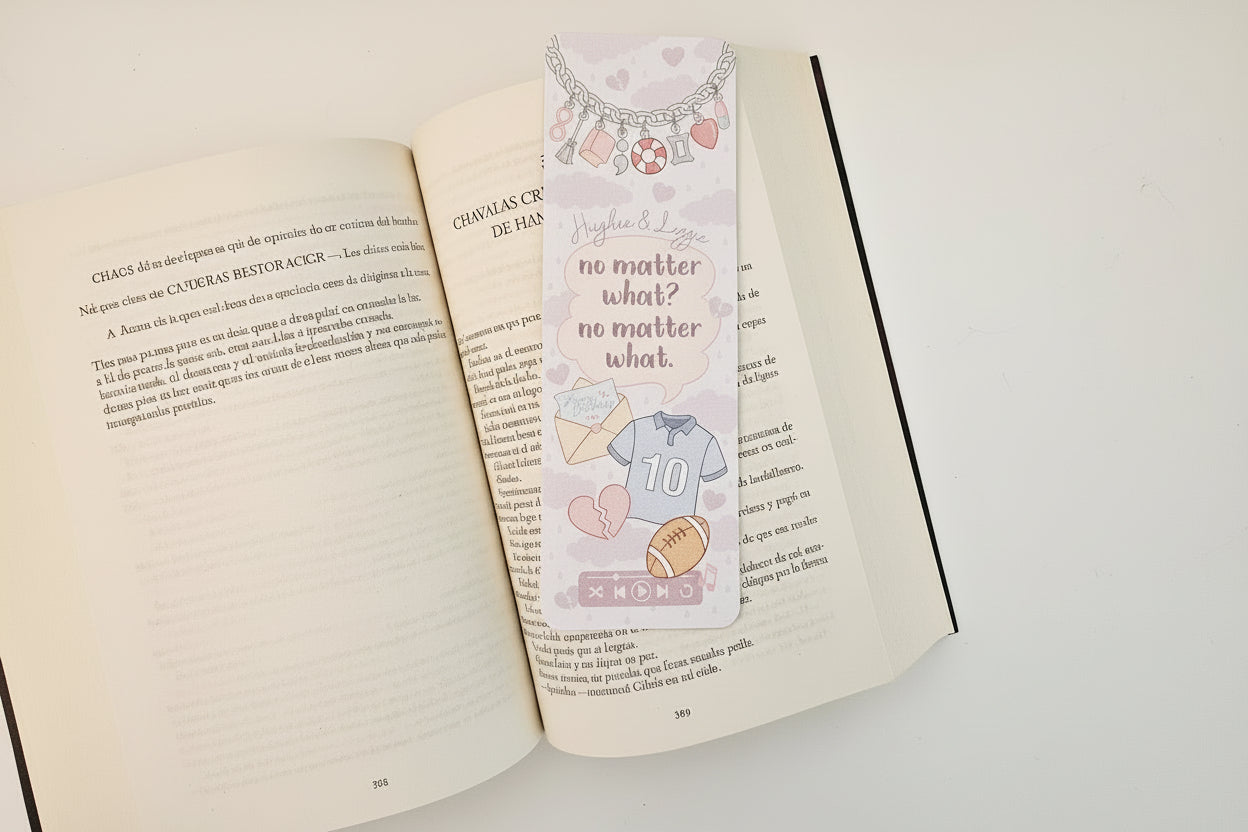 Boys Of Tommen Inspired Bookmark: Lizzie & Hughie