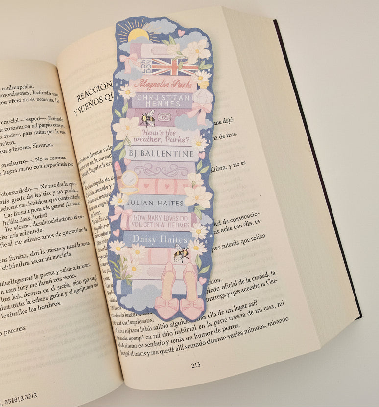 Magnolia Parks Book Stack Bookmark