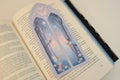 Moon Fairy Arched Window Bookmark