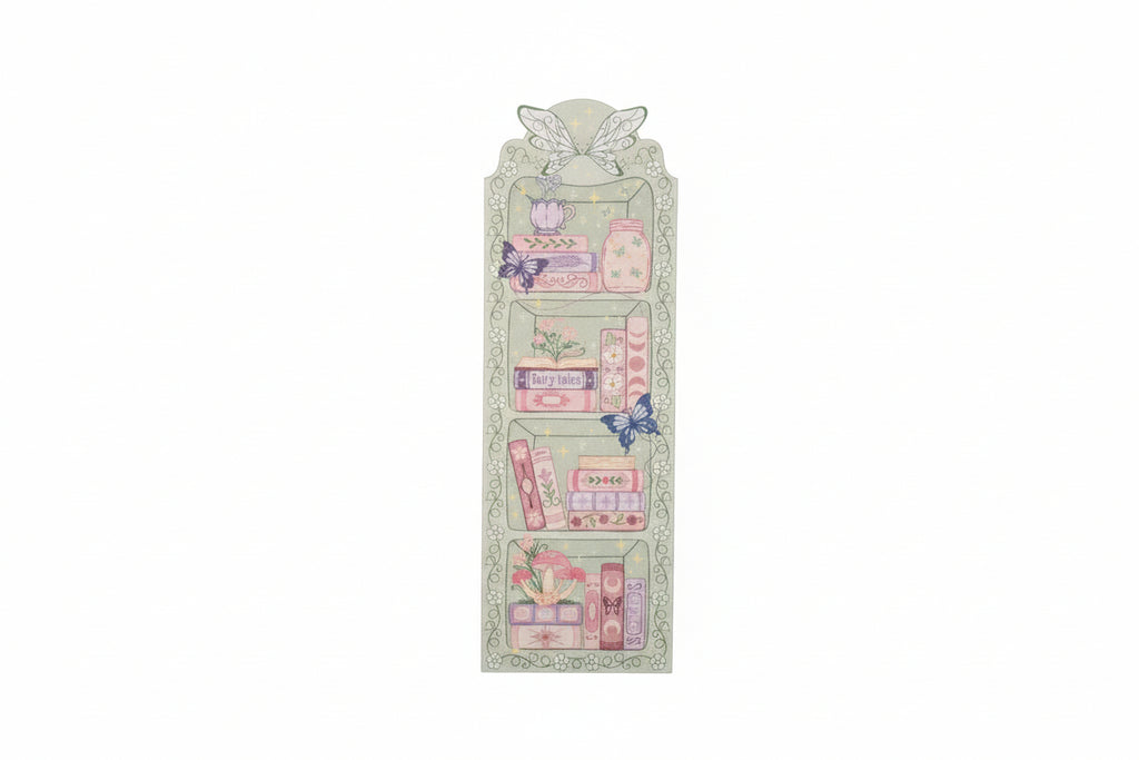 Flower Fairy Bookshelf Bookmark