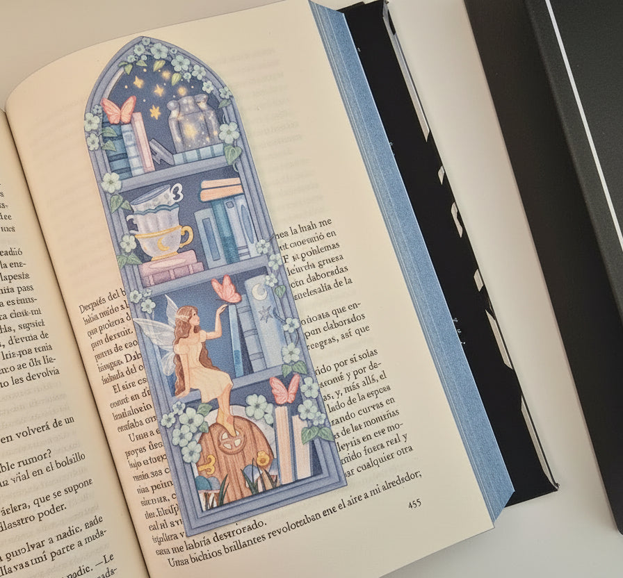 Moonlight Fairy Bookshelf Bookmark