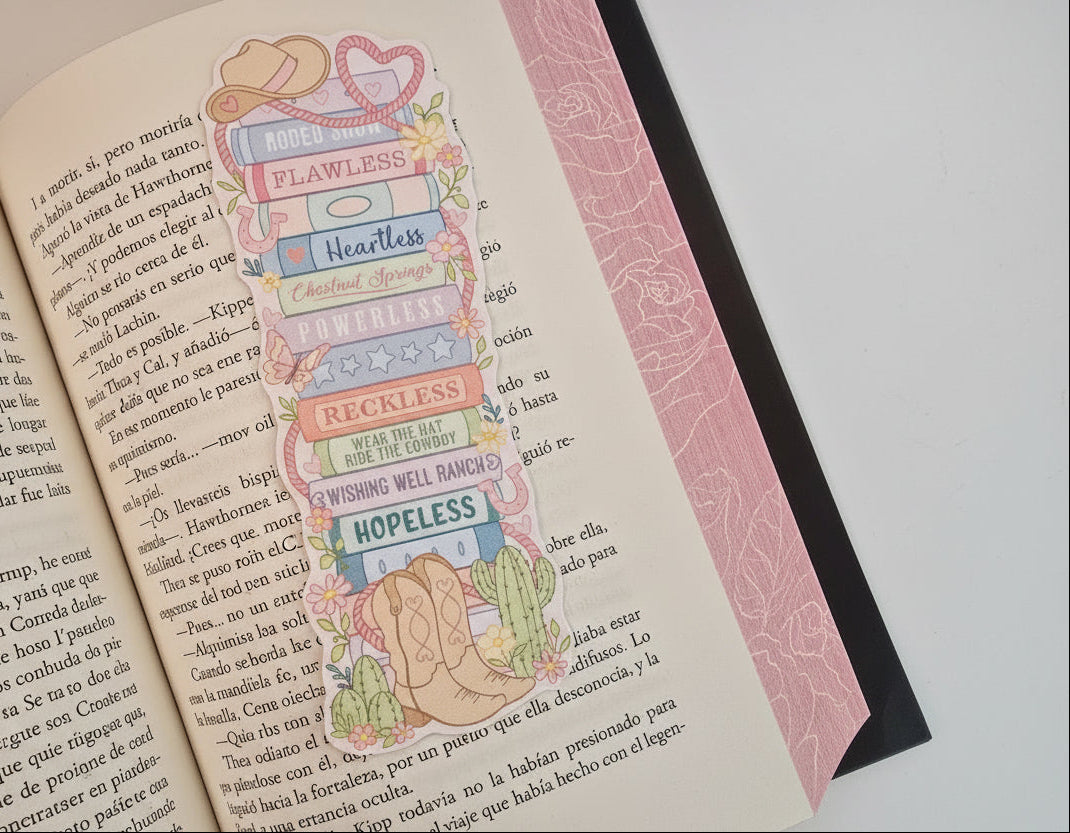 Chestnut Springs Inspired Book Stack Bookmark