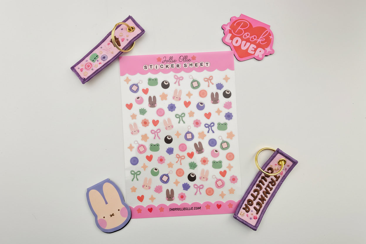 Trinkets Clear Sticker Sheet