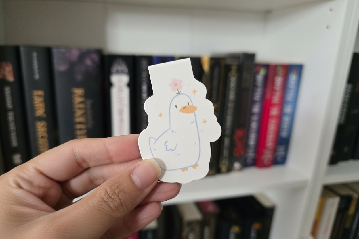 Cute Duck Magnetic Bookmark