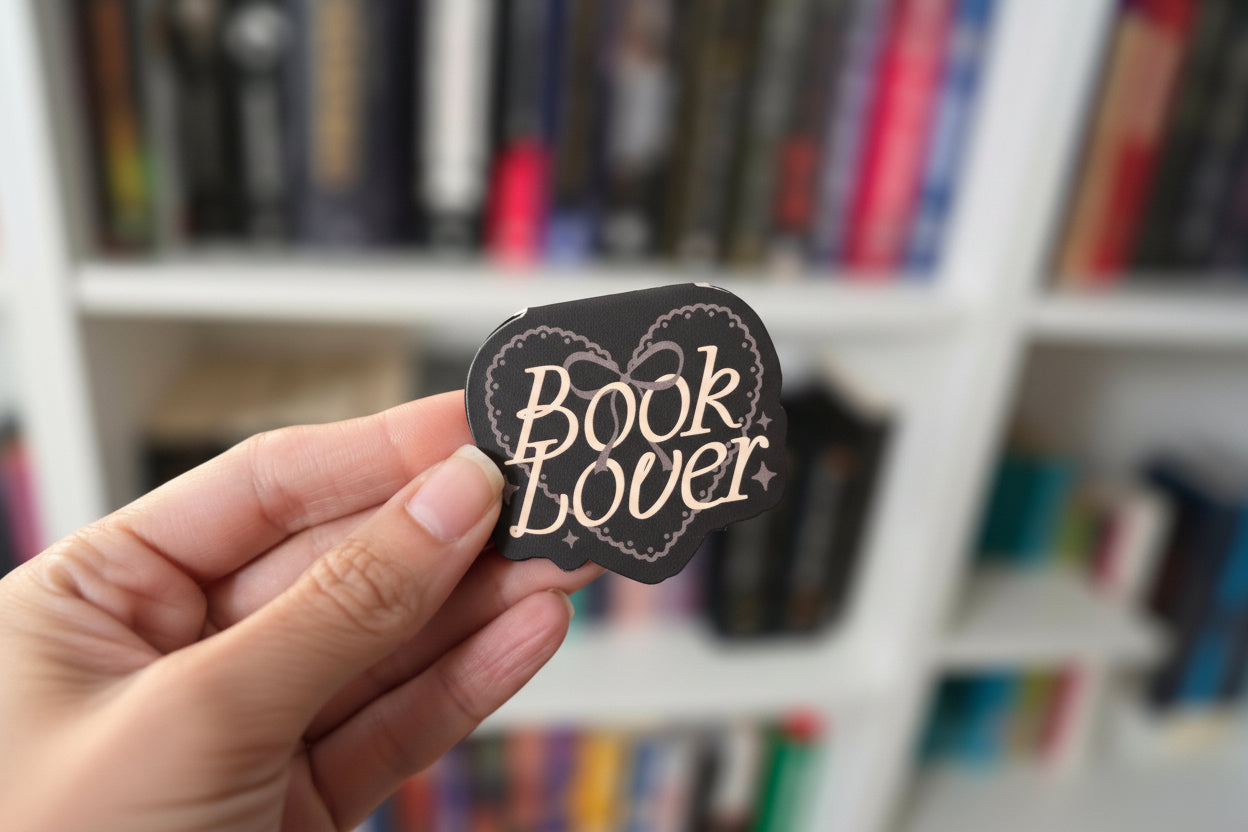 Book Lover [Black] Magnetic Bookmark