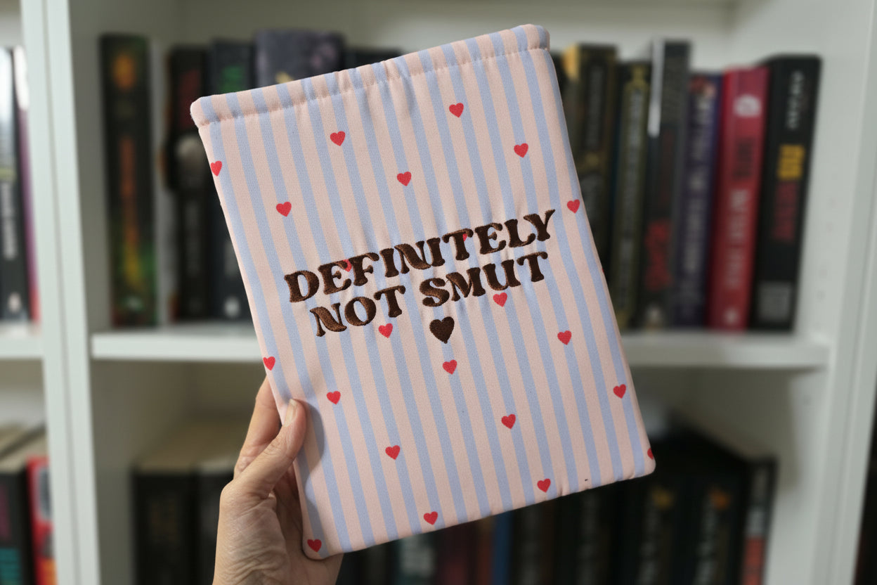 Definitely Not Smut [Hearts] Book & Kindle/E-Reader Sleeve