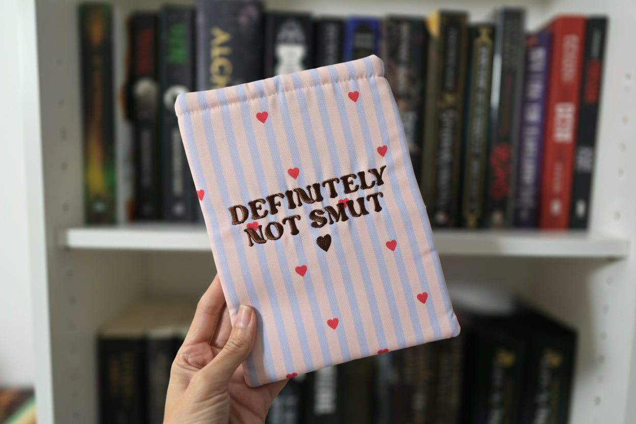 Definitely Not Smut [Hearts] Book & Kindle/E-Reader Sleeve