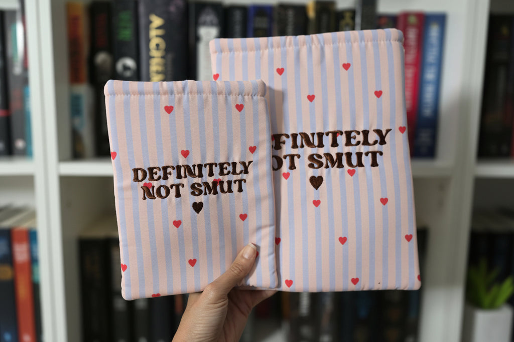 Definitely Not Smut [Hearts] Book & Kindle/E-Reader Sleeve