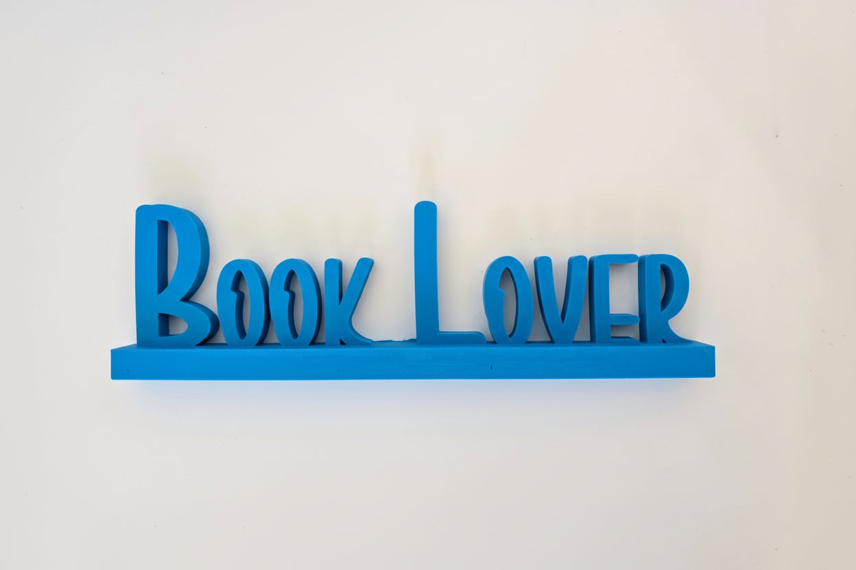 Book Lover 3D Print
