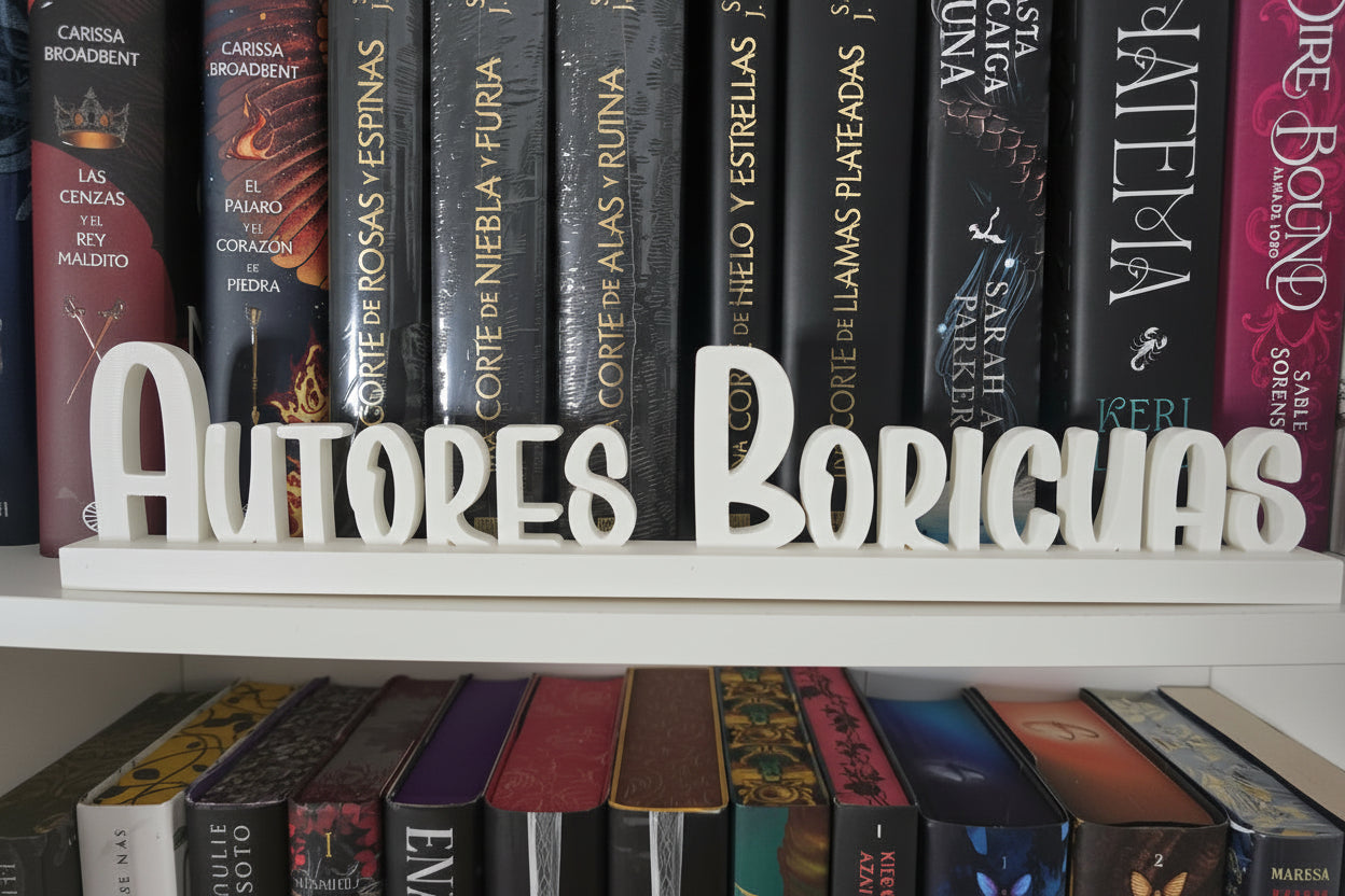 Autores Boricuas 3D Print