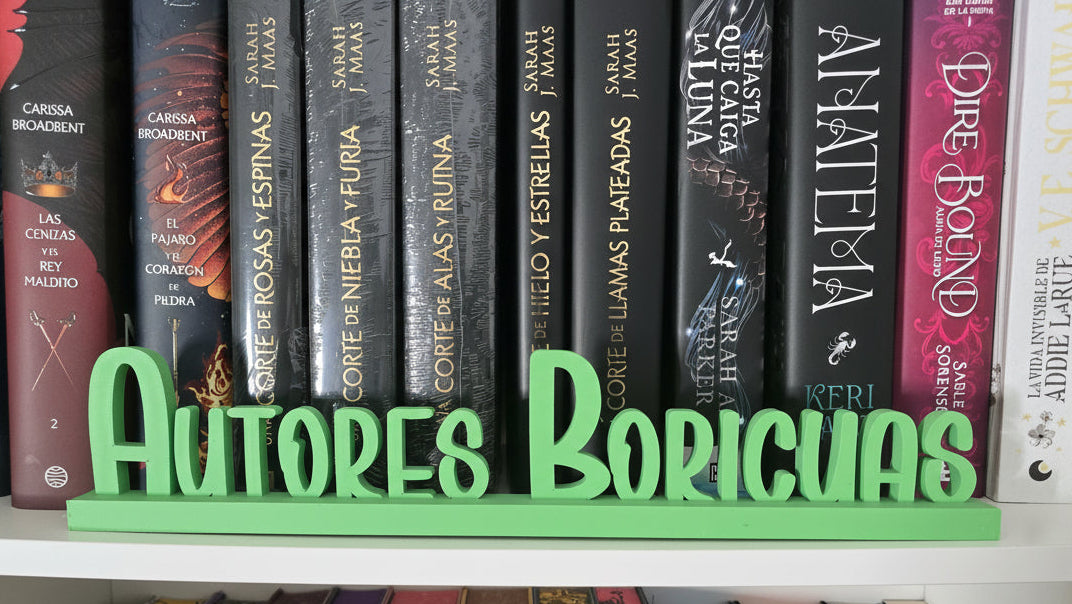 Autores Boricuas 3D Print
