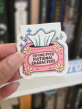 Crying Over Fictional Characters Magnetic Bookmark