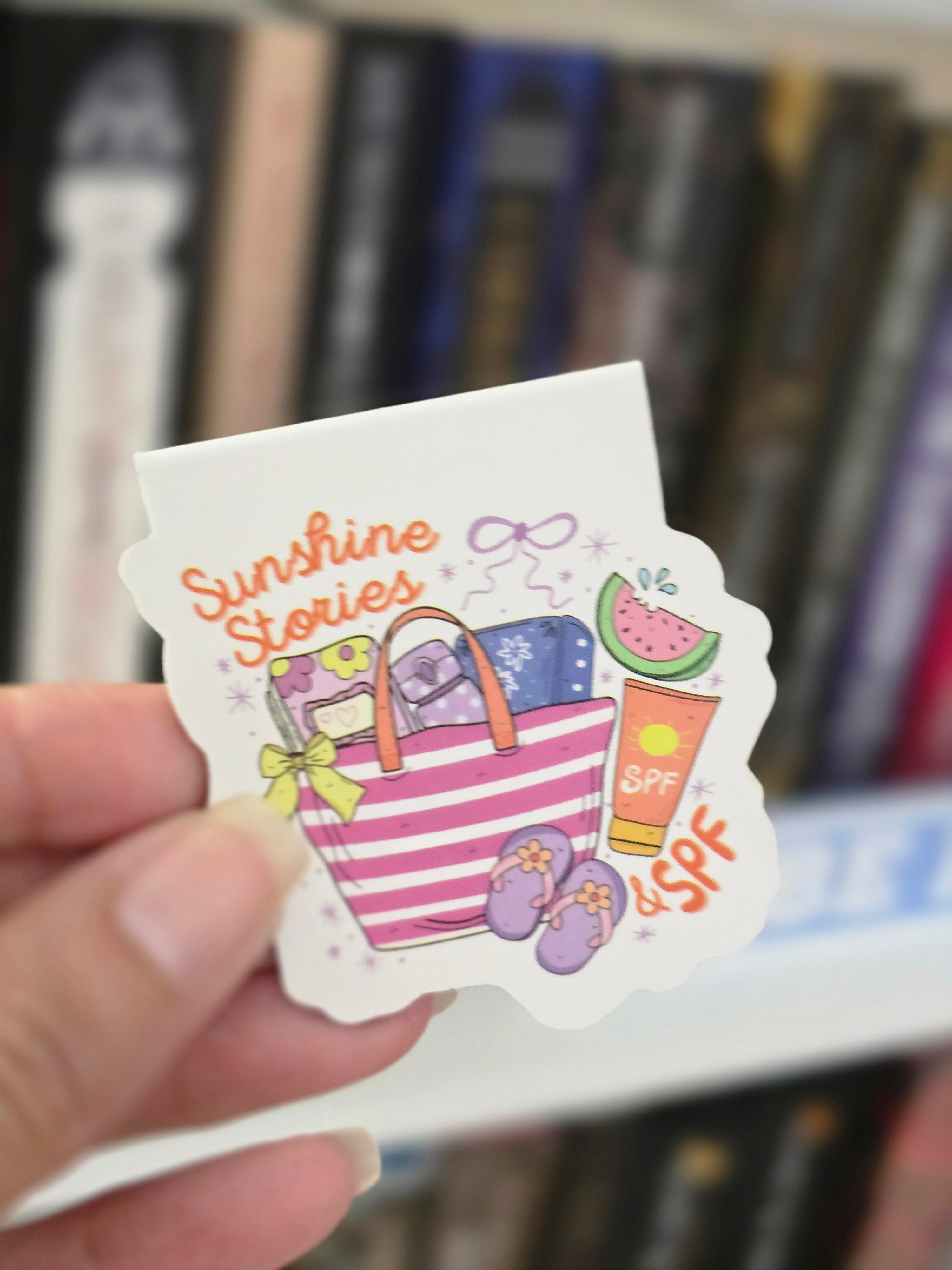 Sunshine Stories & SPF Magnetic Bookmark