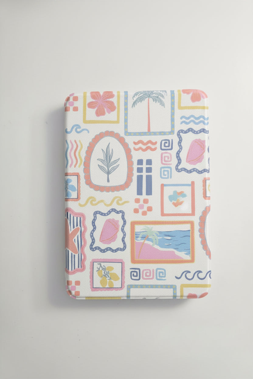 Summer Postcards & Retro Waves KIndle Case