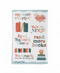 Book Nerd Bookish Waterproof Vinyl Sticker Sheet