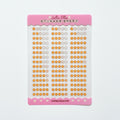 Rating Sticker Sheets (Clear)