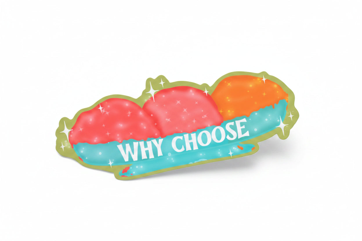 Romance Trope Why Choose Sundae Die-Cut Bookmark