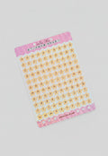 Yellow Sparkly Star Letter Sticker Sheet